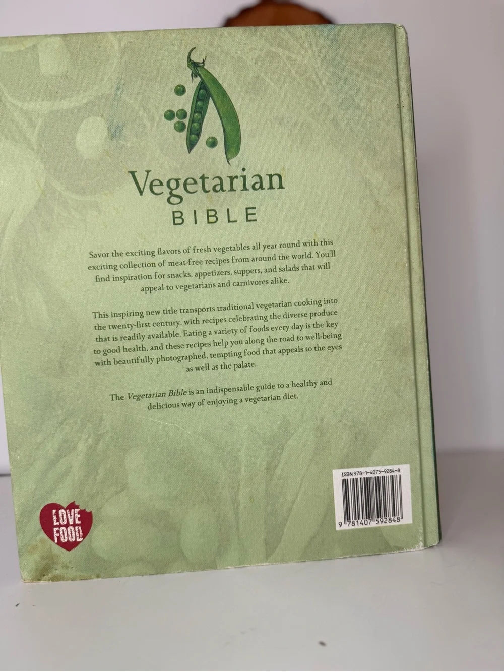 Vegetarian Bible - Green and Multi Color Cover